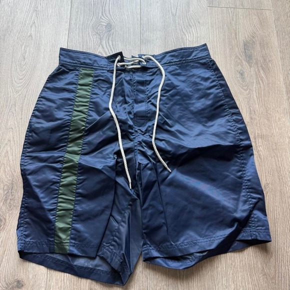 Other - Vintage R&Y Sport Swim Trunks Men's Medium Navy Blue Mesh Lined Board Shorts